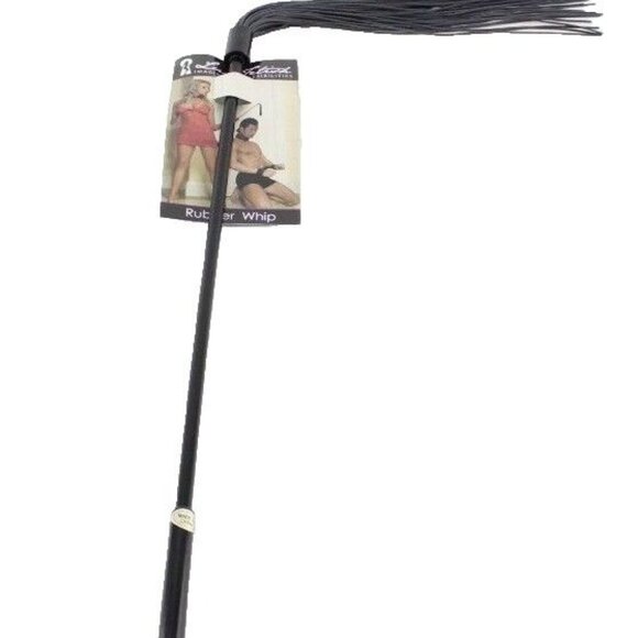 Lux Fetish Rubber Just for Fun Approx 20" Rubber Whip - Picture 4 of 4